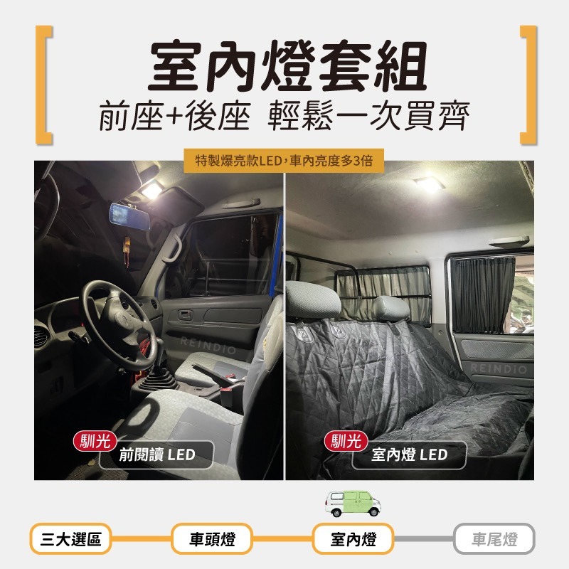 【馴光 一年保固】菱利 A180 日行燈 煞車燈 倒車燈 車牌燈 大燈 遠燈 霧燈 led Veryca E300 CM-細節圖7
