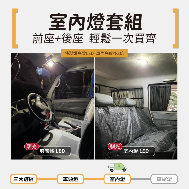 【馴光 一年保固】菱利 A180 日行燈 煞車燈 倒車燈 車牌燈 大燈 遠燈 霧燈 led Veryca E300 CM-細節圖7