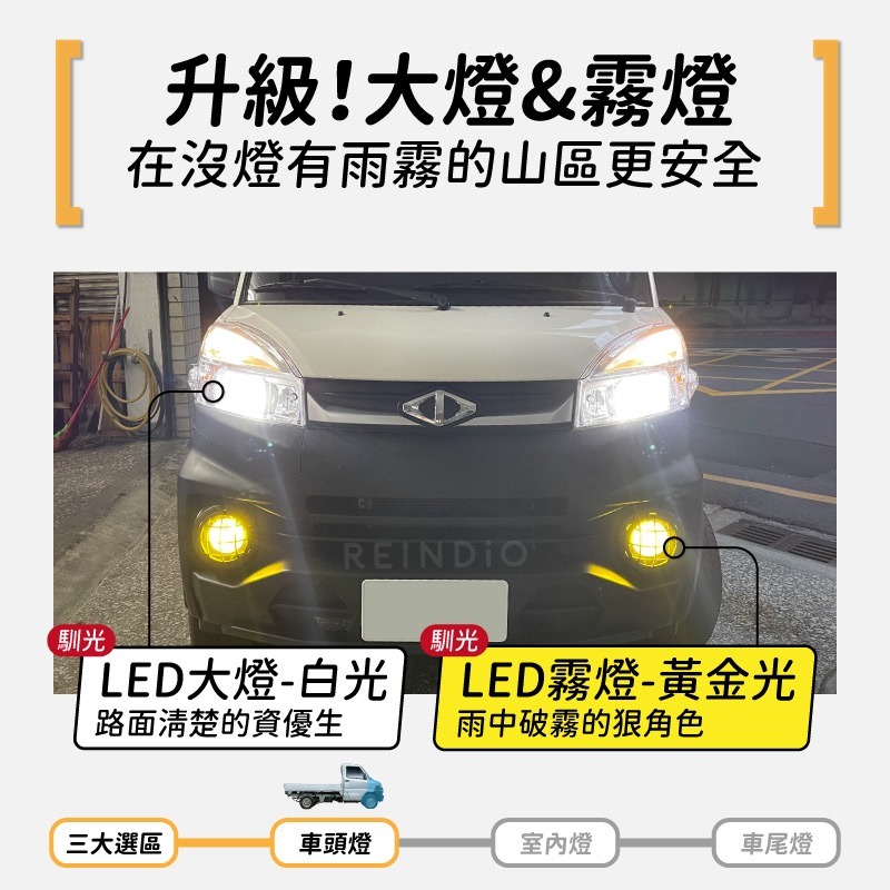 【馴光一年保固】菱利 A190 A210 日行燈 煞車燈 倒車燈 車牌燈 大燈 遠燈 霧燈 led Veryca CMC-細節圖3