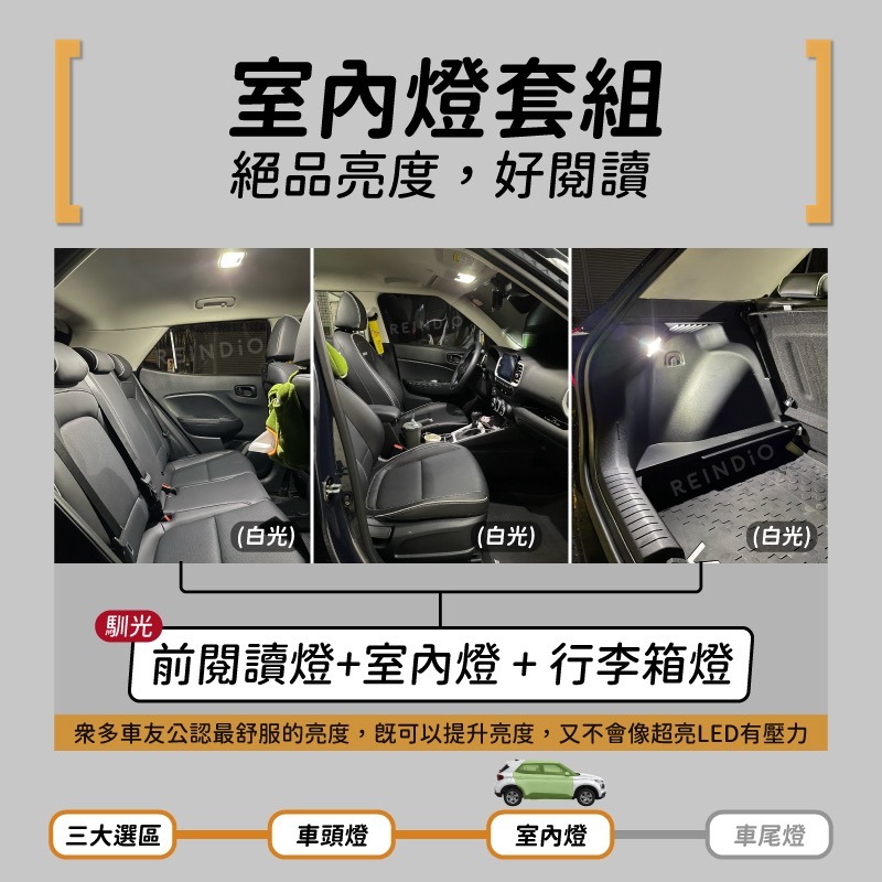 【馴光 不亮故障碼】Venue 大燈 遠燈 倒車燈 方向燈 led 室內燈 日行燈 閱讀燈 後霧燈 後車廂燈 車牌燈-細節圖7