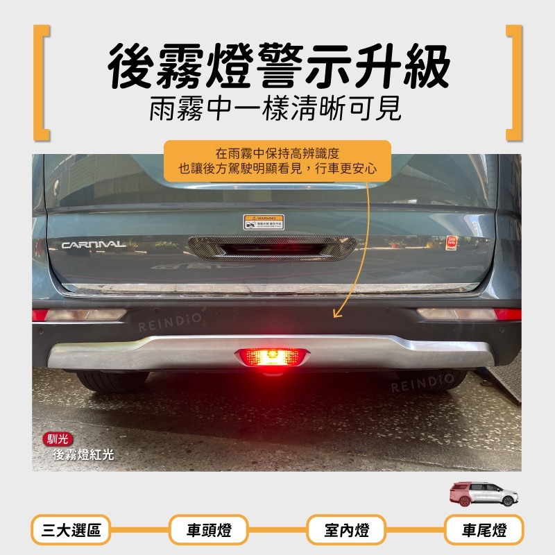 【馴光 一年保固】Carnival 嘉年華 方向燈 倒車燈 led 室內燈 閱讀燈 後霧燈 後車廂燈 牌照燈 化妝燈-細節圖5