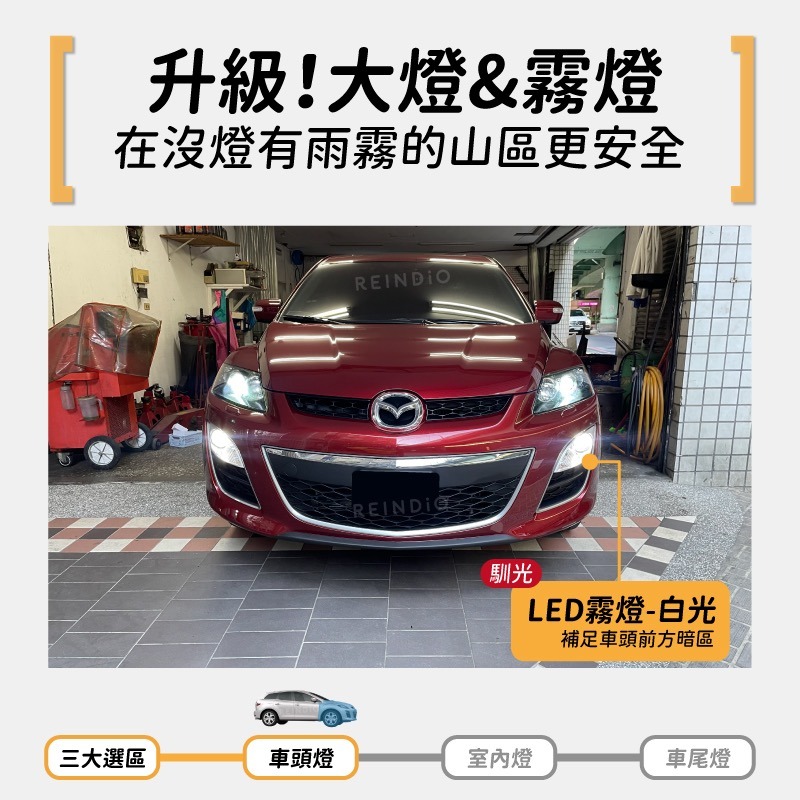 【馴光 一年保固】Mazda CX7 大燈 遠燈 霧燈 小燈 方向燈 車牌燈 室內燈 閱讀燈 後車廂燈 倒車燈 煞車燈-細節圖3