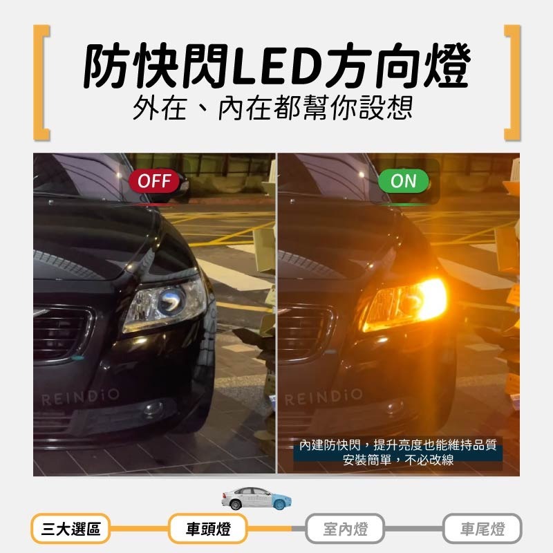 【馴光 一年保固】S40 方向燈 閱讀燈 室內燈 後車廂燈 行李廂燈 倒車燈 車牌燈 led volvo 富豪 地圖燈-細節圖4