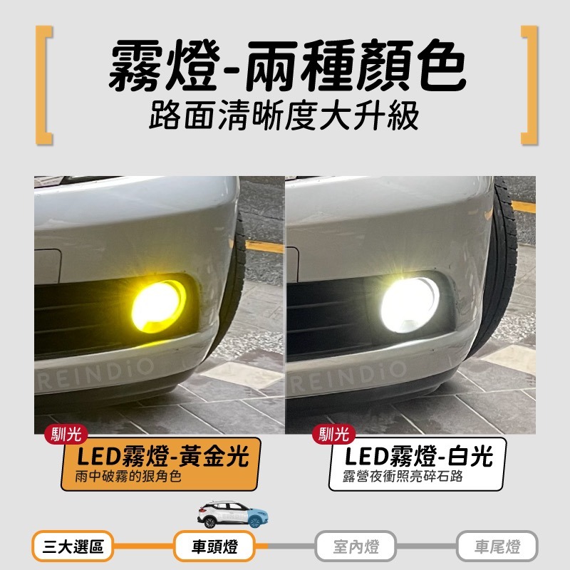 【馴光 一年保固】Kicks 大燈 霧燈 倒車燈 車牌燈 led 頭燈 近燈 日行燈 牌照燈 室內燈 方向燈 踢一腳-細節圖4