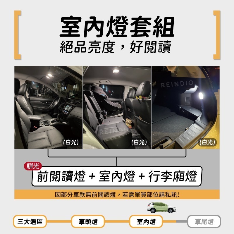 【馴光一年保固】X trail epower T33 輕油電 倒車燈 方向燈 牌照燈 室內燈 led 閱讀燈 後車廂燈-細節圖6