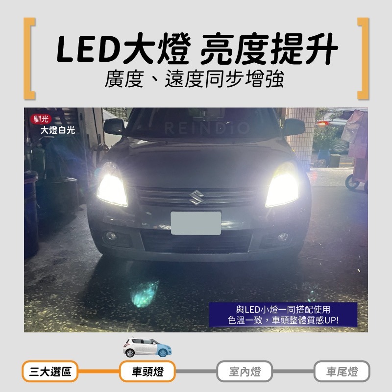 【馴光一年保固】swift sport 大燈 遠燈 霧燈 小燈 方向燈 車牌燈 室內燈 閱讀燈 後車廂燈 倒車燈 煞車燈-細節圖3