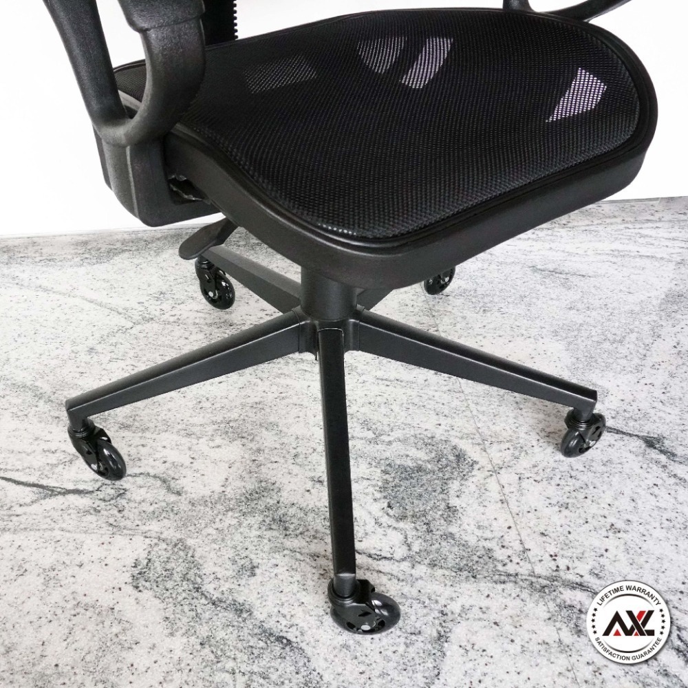AXL 3吋PU無噪音辦公椅輪子 台灣製 11mm通用款椅輪 電腦椅 人體工學椅 電競椅子替換輪 地板保護輪 5入/組-細節圖5