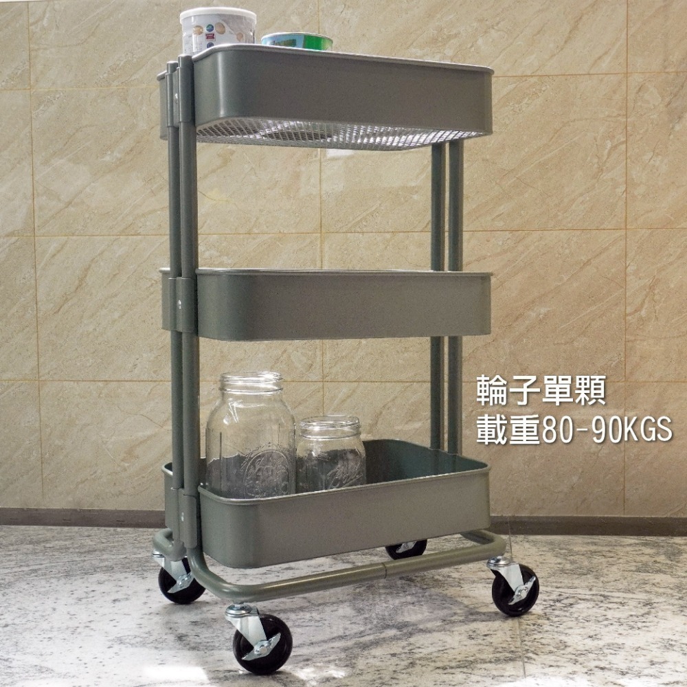 IKEA三層置物收納車專用輪子 腳輪 IKEA收納推車替換輪 層架輪 櫃子輪 螺絲牙 M8x15mm 上芯 好滾耐磨-細節圖7