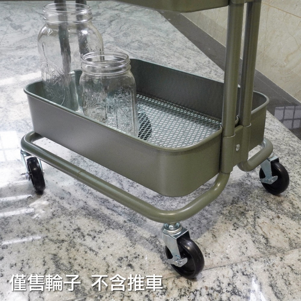 IKEA推車輪子替換 RASKOG NISSAFORS 適用 M8腳輪 收納推車 推車輪子 (僅販售輪子) 台灣製造-細節圖7