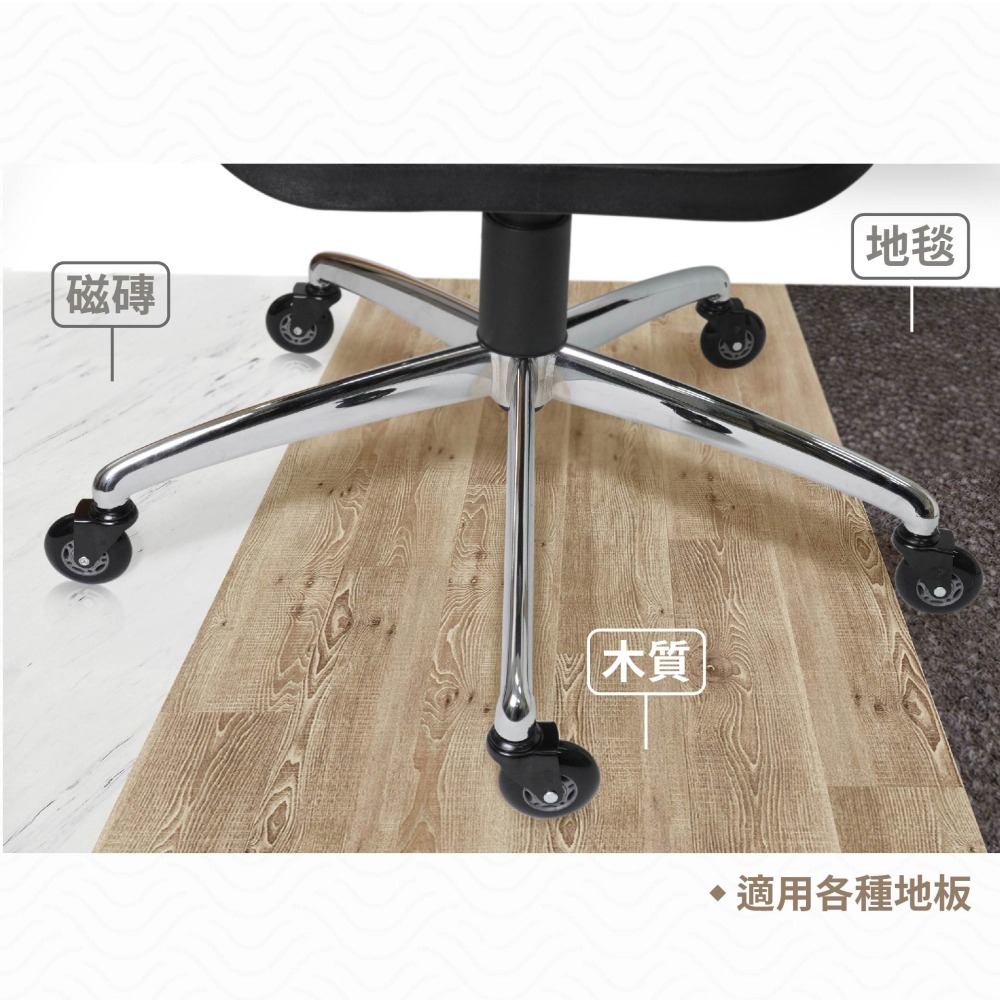 IKEA辦公椅替換輪 大肥腳灰黑 溜冰輪設計 10mm插芯 靜音更耐用 不刮木地板 椅子輪子/電競椅輪【台灣製造】-細節圖6