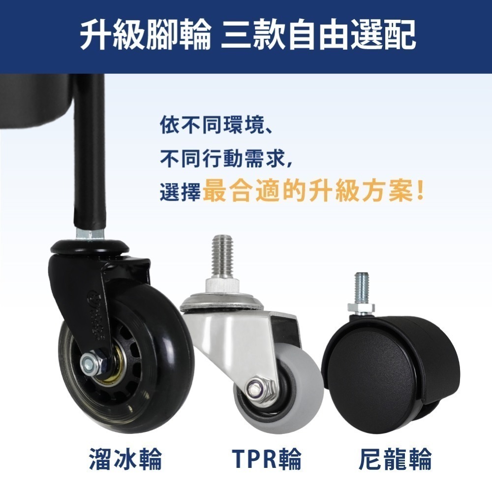 AXL 全鐵製三層工業風收納推車 附輪層架 可移動置物車  靜音滑順 適用美容 居家 廚房 學校-細節圖5