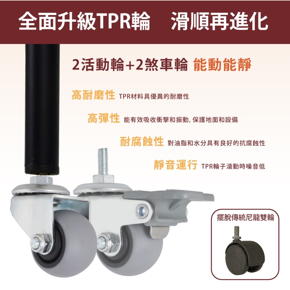 AXL日系簡約風落地衣帽架 金屬烤漆+木板層架設計 可移動掛衣架 靜音滑輪收納架 臥室玄關客廳皆適用-細節圖5