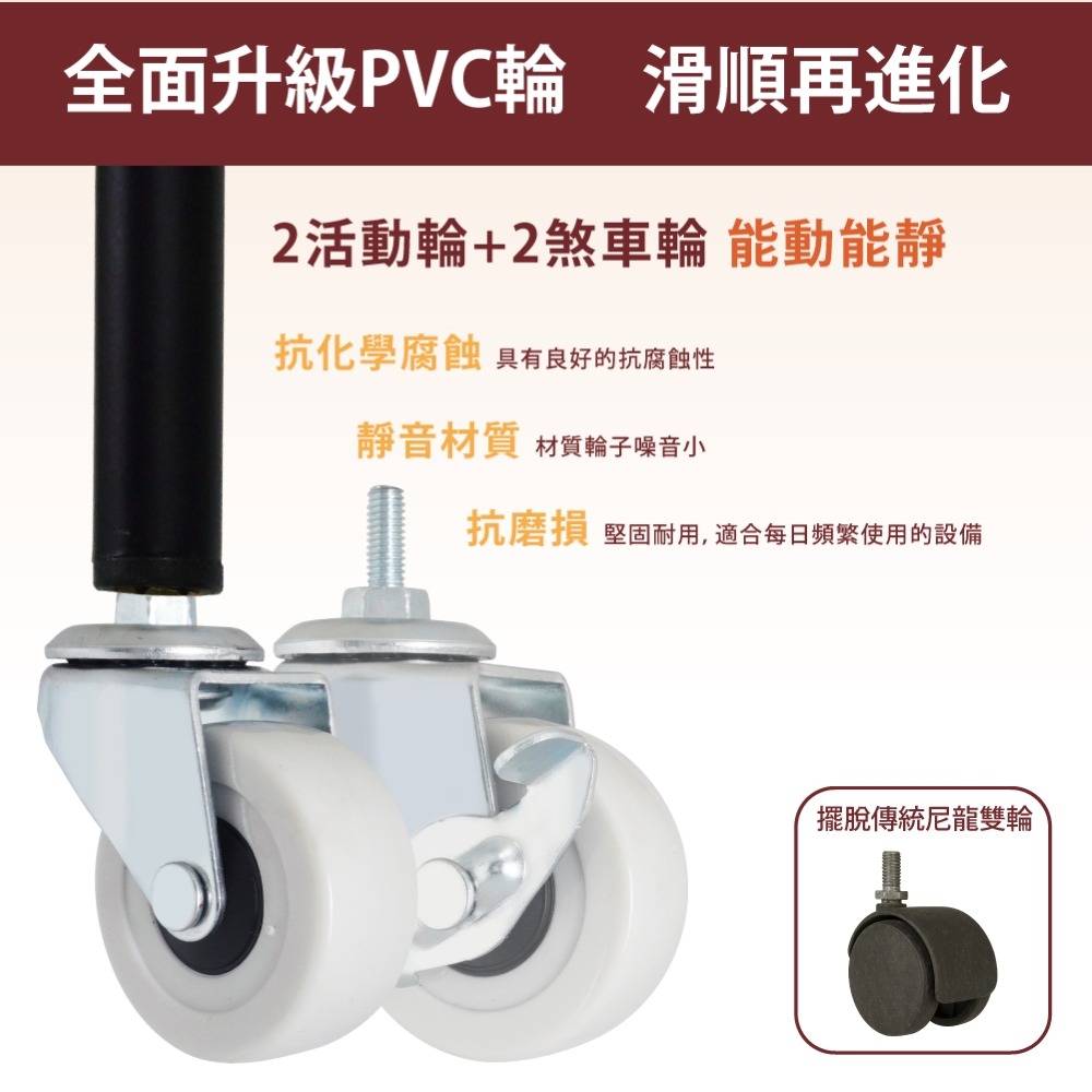 AXL日系簡約風落地衣帽架 金屬烤漆+木板層架設計 可移動掛衣架 靜音滑輪收納架 臥室玄關客廳皆適用-細節圖6