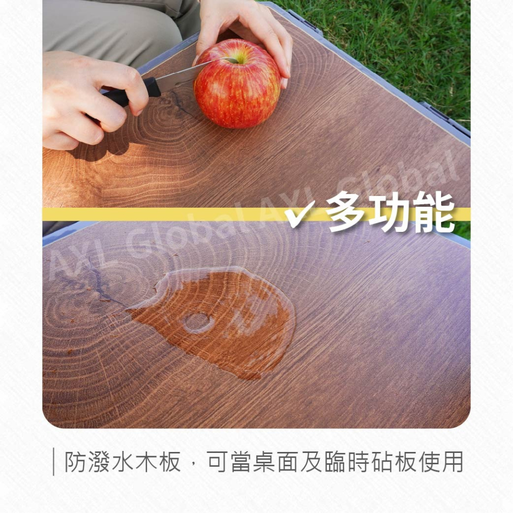 95L超大容量摺疊收納箱 附木蓋可當桌子 側開設計 露營/車用車載/居家收納皆適用 露營收納箱 折疊箱 承重力好-細節圖4