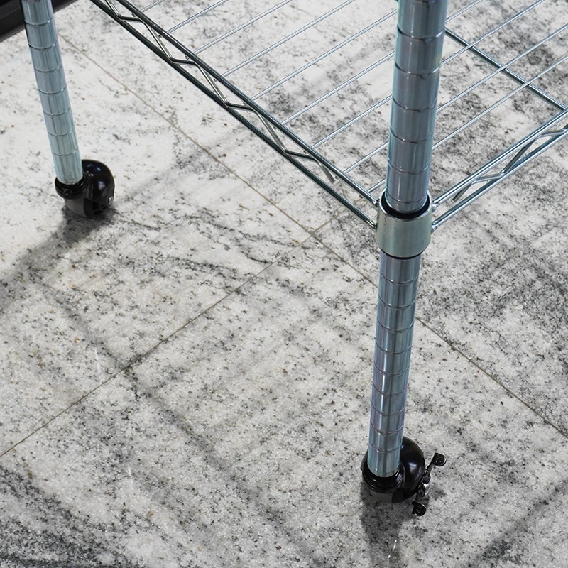 3分19加長螺牙TPR球型活動剎車輪 栓入式腳輪｜360°萬向輪 層架/網片架/T 型架/衣架專用輪 單顆販售-細節圖5