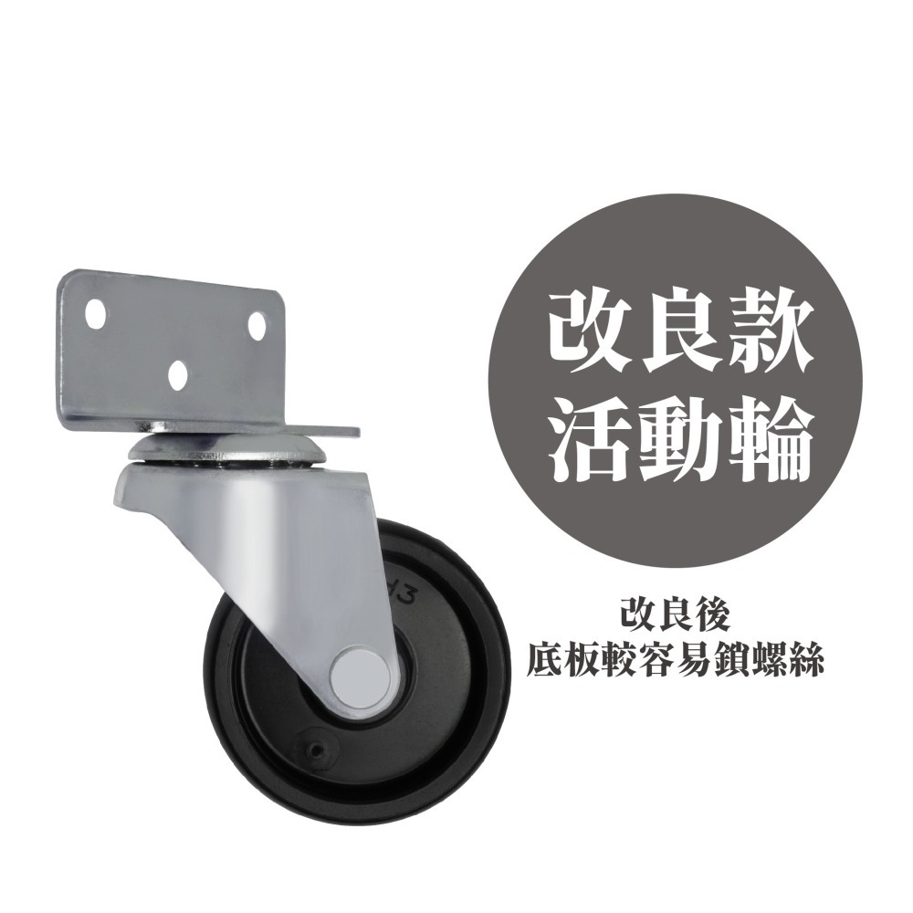 AXL L型側裝煞車腳輪2吋3吋PP耐磨萬向輪 直角固定輪 側裝腳輪 木櫃茶几 推車輪 DIY改裝輪 台灣製-細節圖9