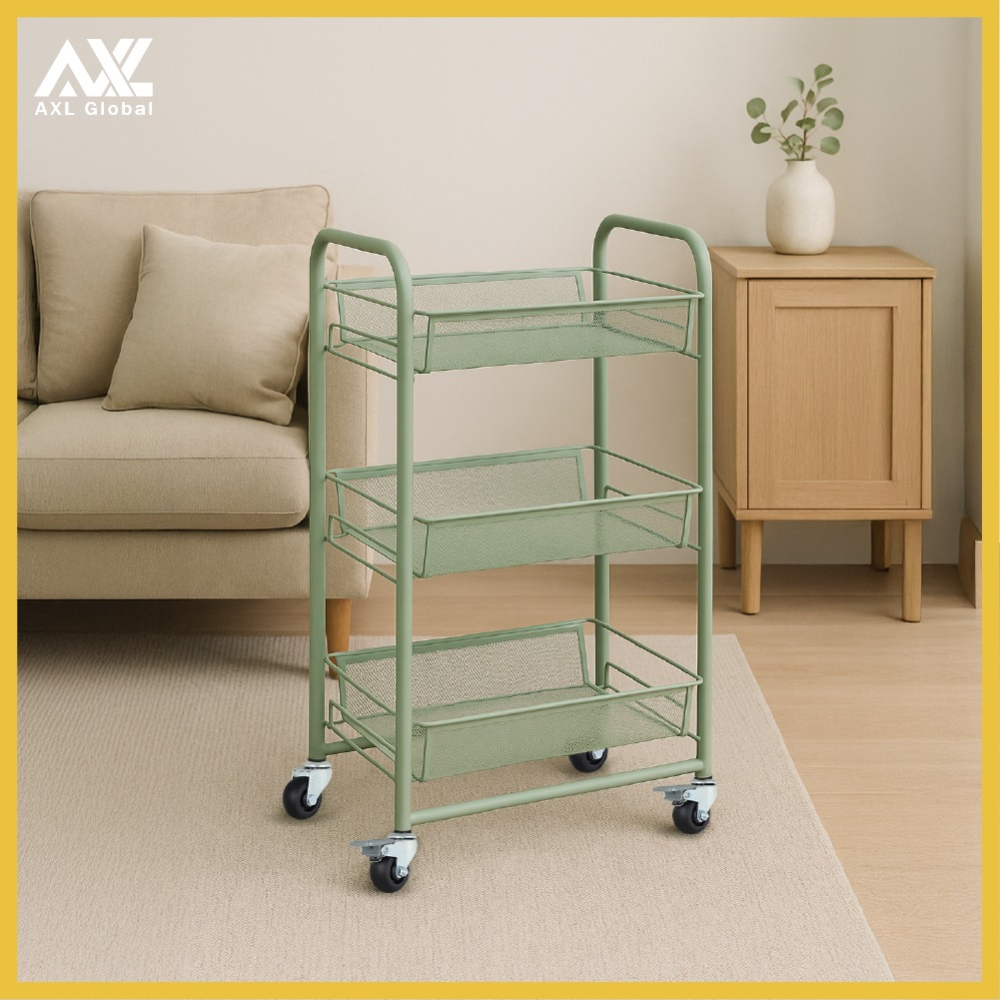 AXL 套管替換輪 6分圓管 17–18mm 通用｜滑順靜音萬向輪 美容推車 三層收納車 置物架替換輪-細節圖5