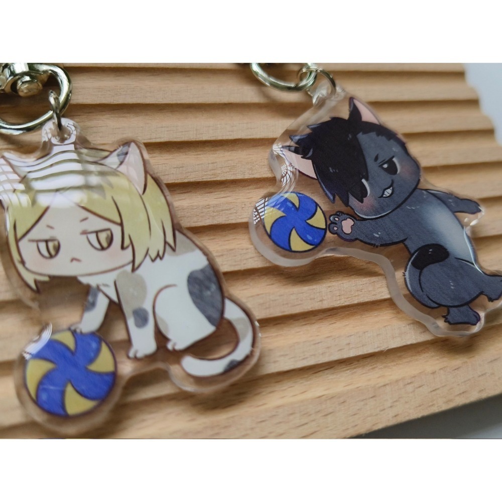 【排球少年】滴膠吊飾／日向翔陽／影山飛雄／孤爪研磨／黑尾鐵朗／烏野／音駒／垃圾場-細節圖3