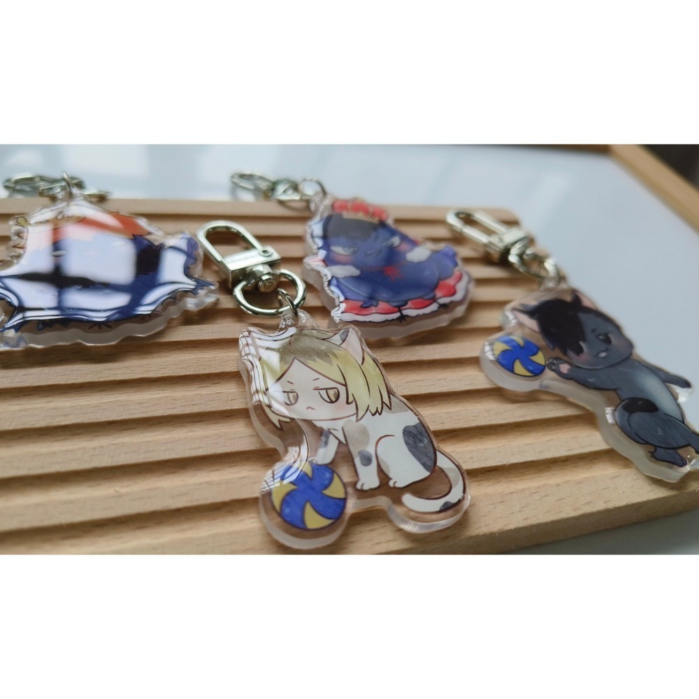 【排球少年】滴膠吊飾／日向翔陽／影山飛雄／孤爪研磨／黑尾鐵朗／烏野／音駒／垃圾場-細節圖4