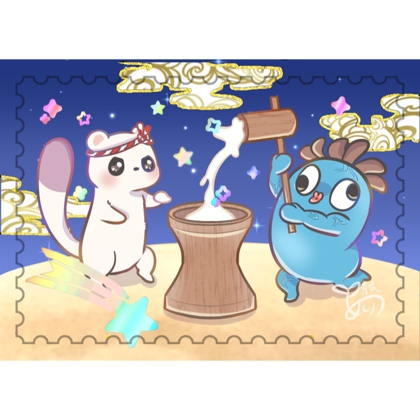 【新世界狂歡】布儡黑白蓬蓬裙卡貼set-細節圖2