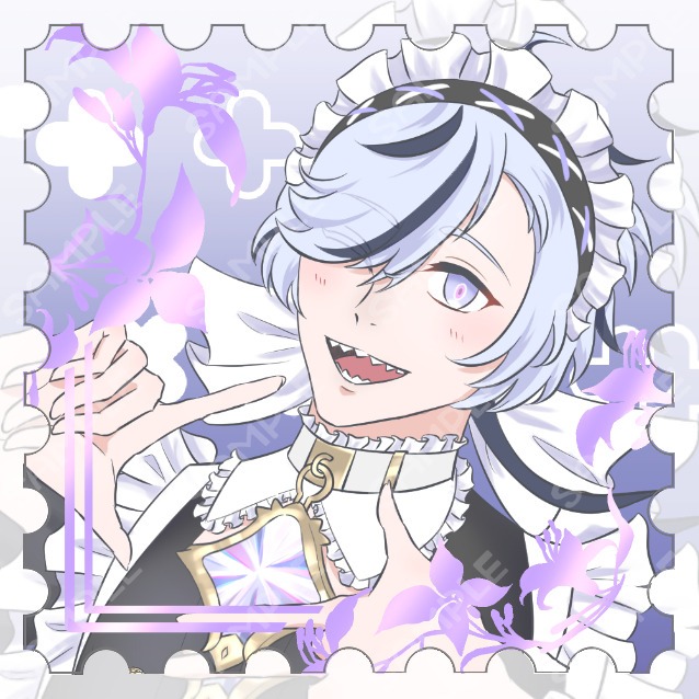 【新世界狂歡】金讚閃亮亮偵探布儡/黑白蓬蓬裙卡貼set-細節圖4