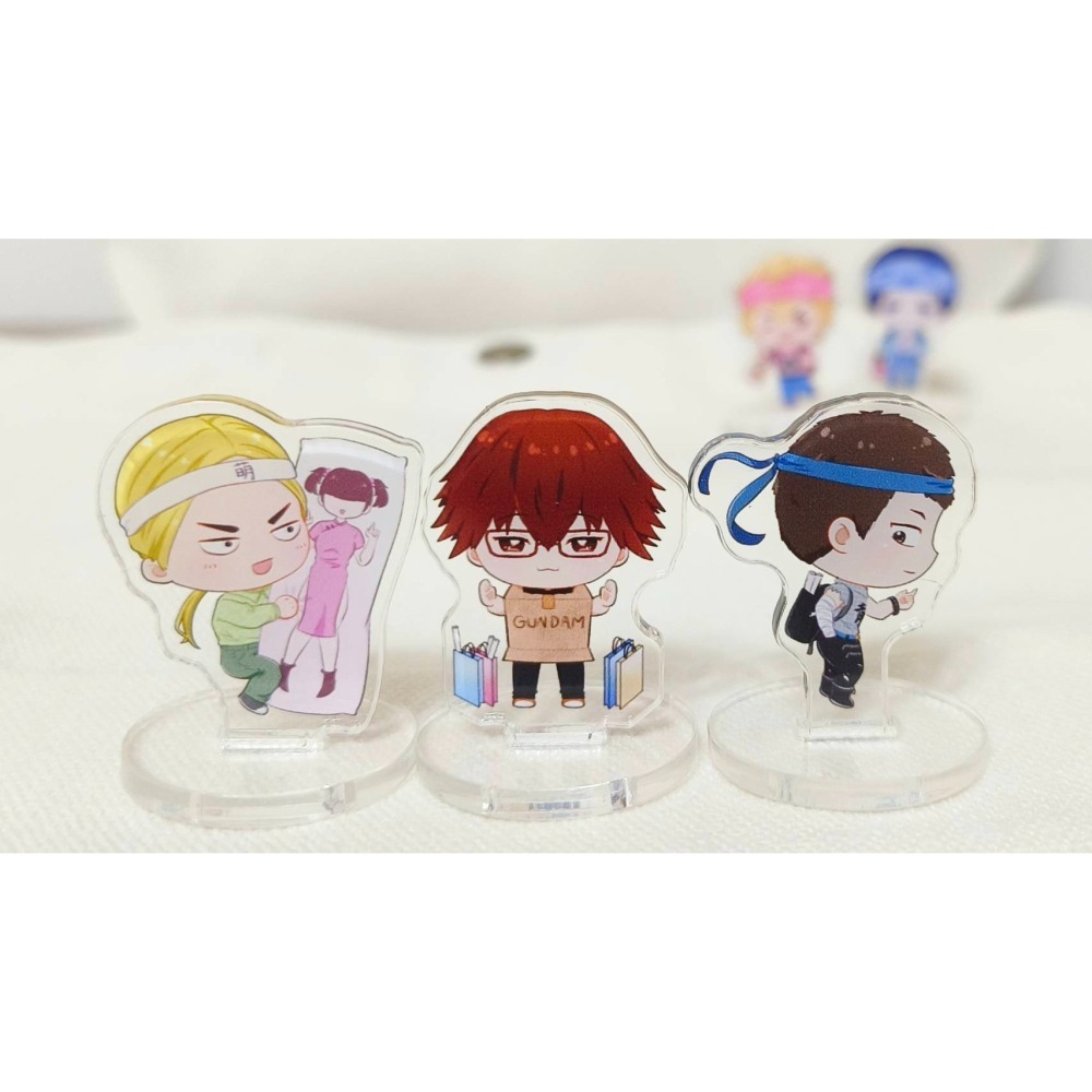 【失憶投捕】御宅族小手指迷你立牌［全套附吊飾盒］-細節圖2