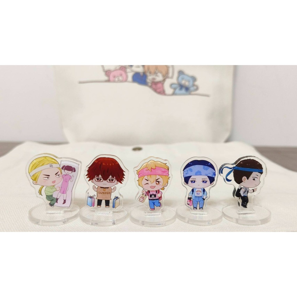 【失憶投捕】御宅族小手指迷你立牌［全套附吊飾盒］-細節圖3