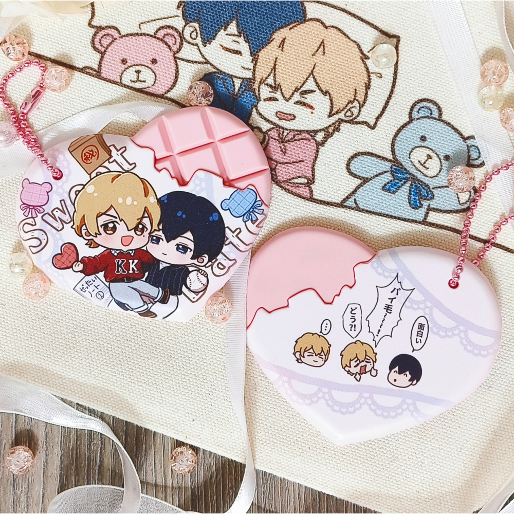 【失憶投捕】〈葉流圭ラブラブ〉巧克力吊飾-細節圖3