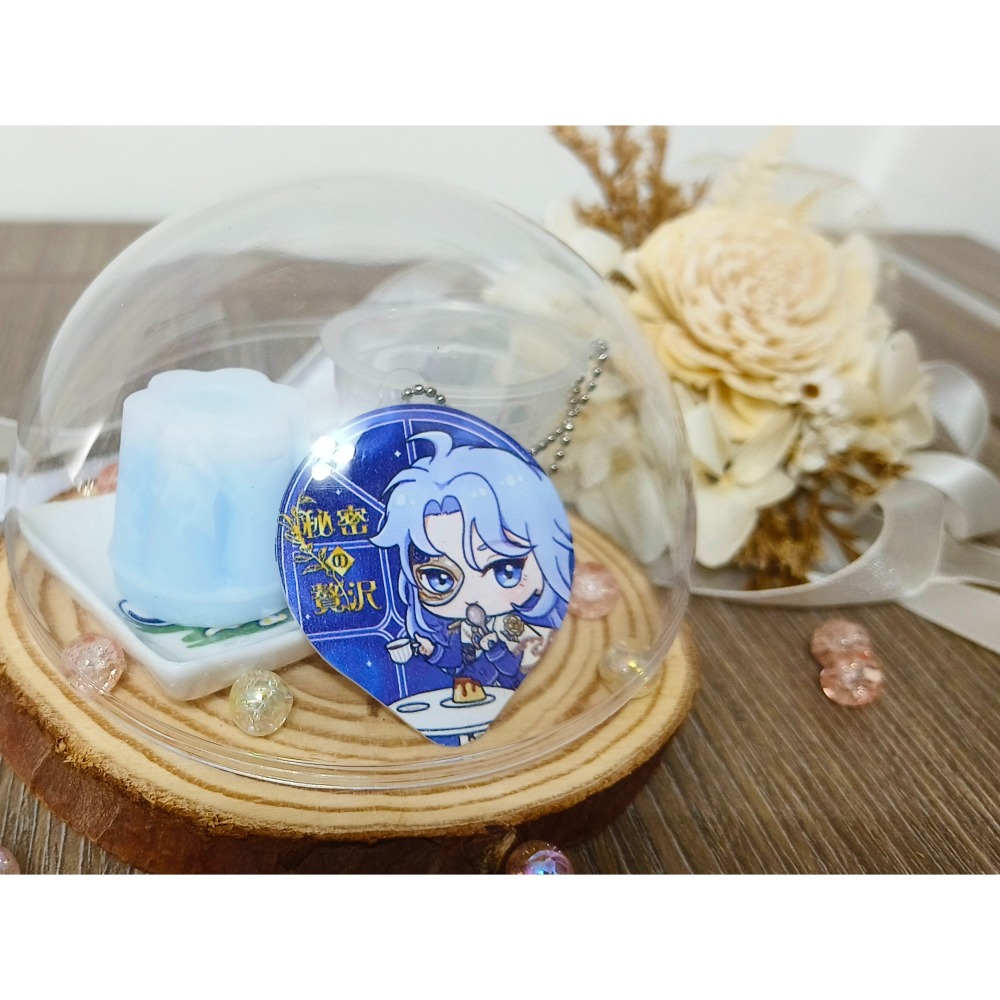 【新世界狂歡】〈秘密の贅沢〉布丁捏捏吊飾-細節圖2