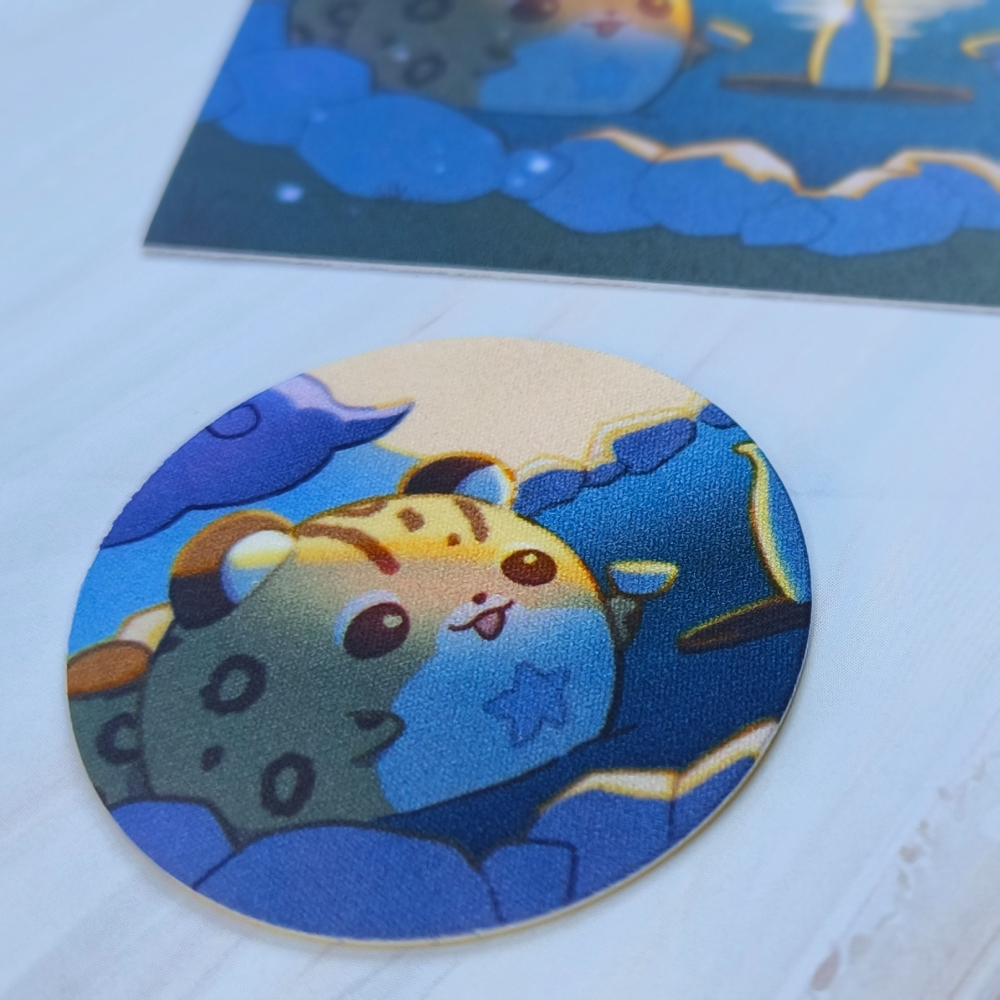 【新世界狂歡】〈月下小酌〉螢幕擦拭貼-細節圖2