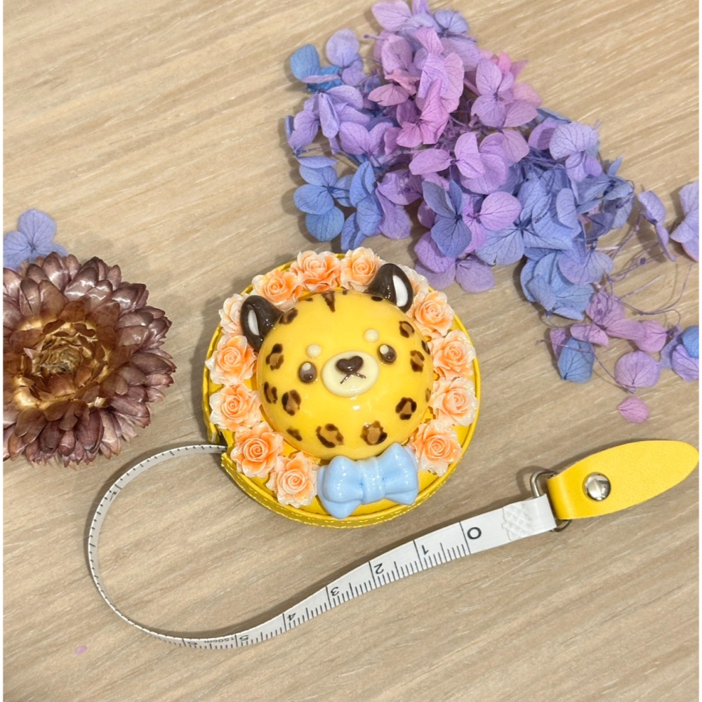 【新世界狂歡】春庭豹影_皮質布尺◆◇手作輕黏土系列◇◆-細節圖2