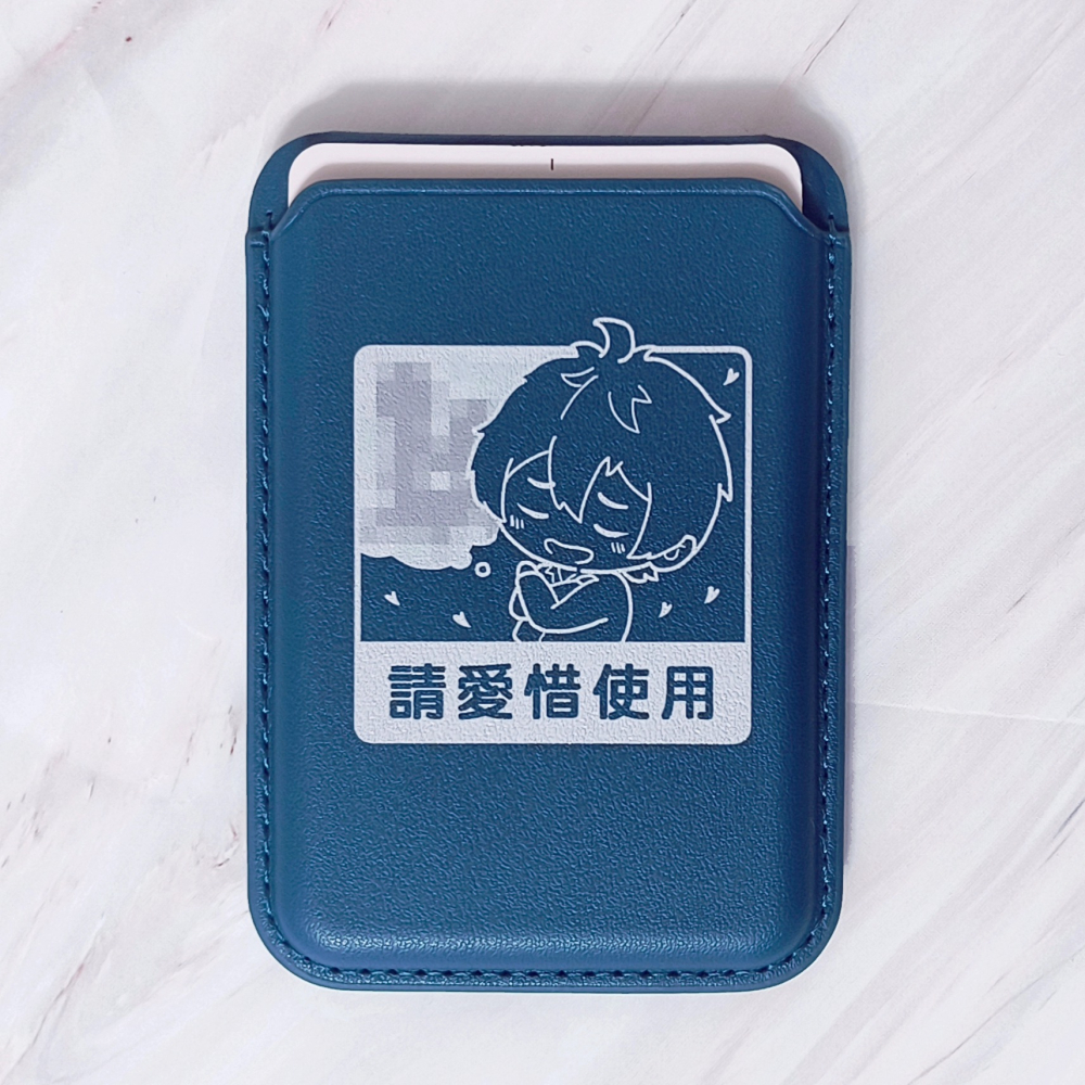 【新世界狂歡】〈警語告示牌系列〉磁吸卡包支架-細節圖2