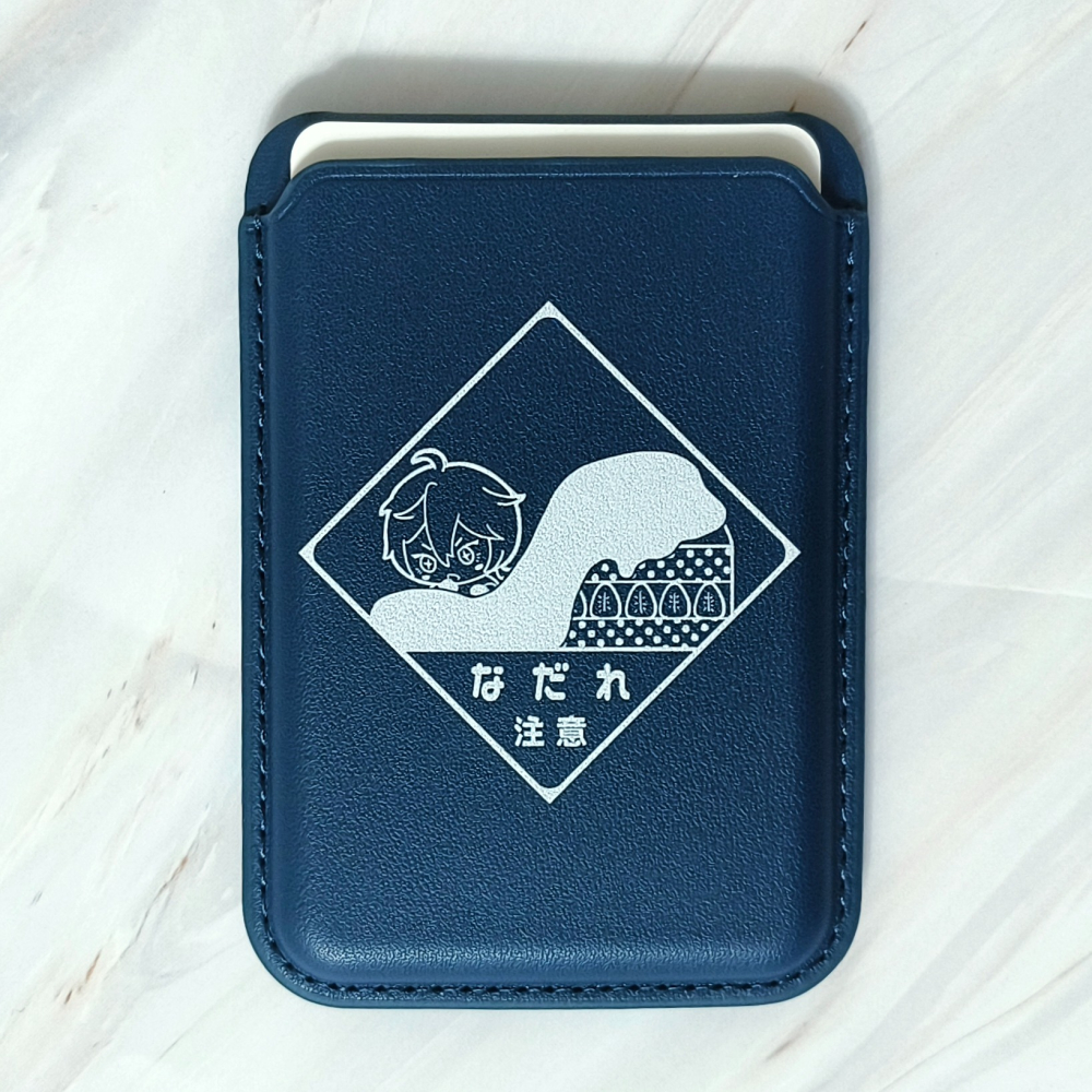 【新世界狂歡】〈警語告示牌系列〉磁吸卡包支架-細節圖3