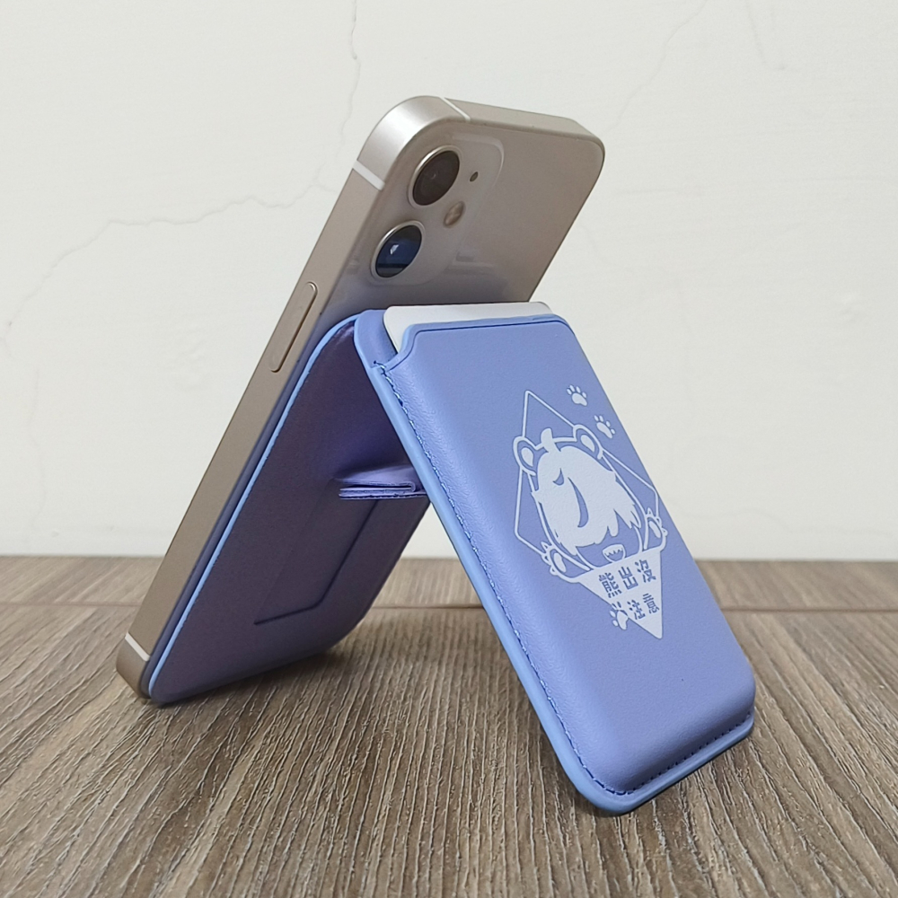 【新世界狂歡】〈警語告示牌系列〉磁吸卡包支架-細節圖4