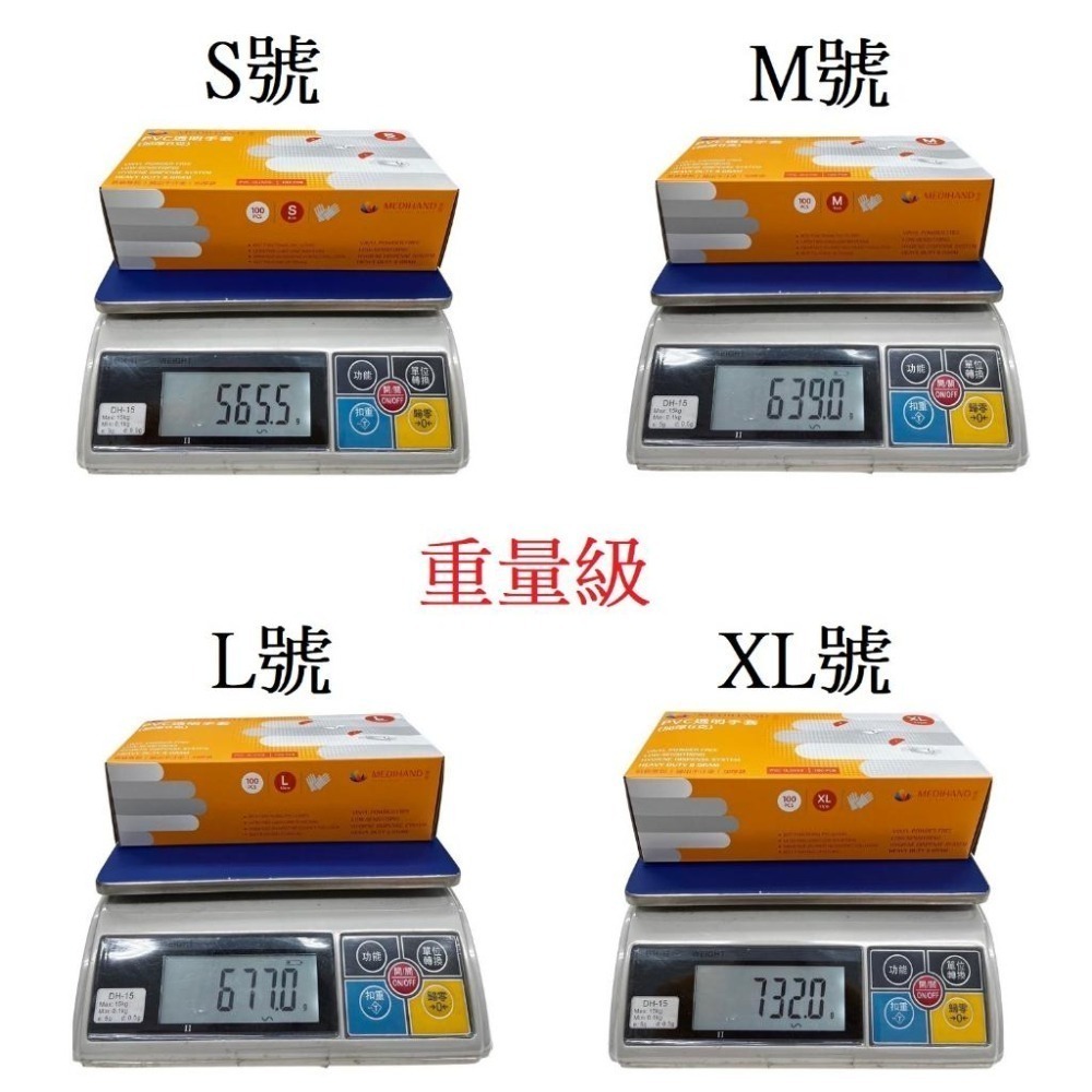 [美恆] PVC透明手套(加厚6克) 無粉手套 無乳膠手套 塑膠手套 透明手套 一次性手套 拋棄式手套 PVC手套-細節圖2