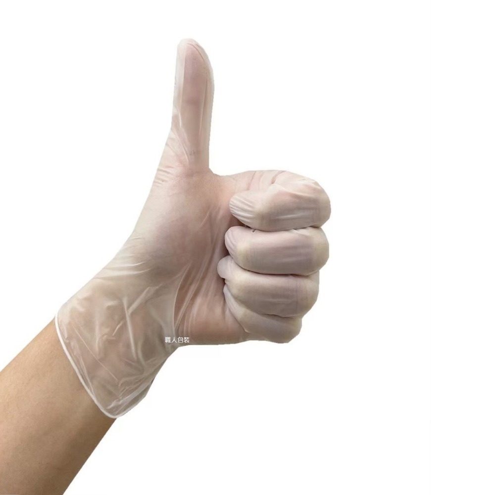 [美恆] PVC透明手套 厚款 無粉手套 塑膠手套 透明手套 一次性手套 拋棄式手套 開發票 PVC手套-細節圖5