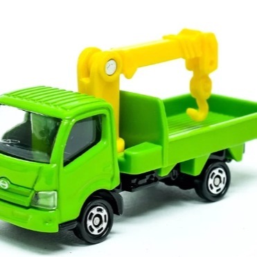 《HT》 TOMICA 多美小汽車 白盒 NO.37 日野 Hino DUTRO TRUCK CRANE 392668-細節圖2