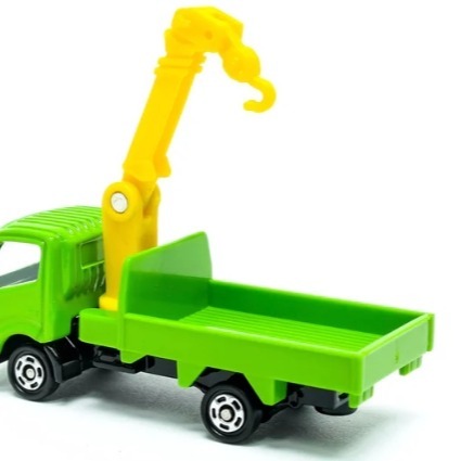 《HT》 TOMICA 多美小汽車 白盒 NO.37 日野 Hino DUTRO TRUCK CRANE 392668-細節圖5