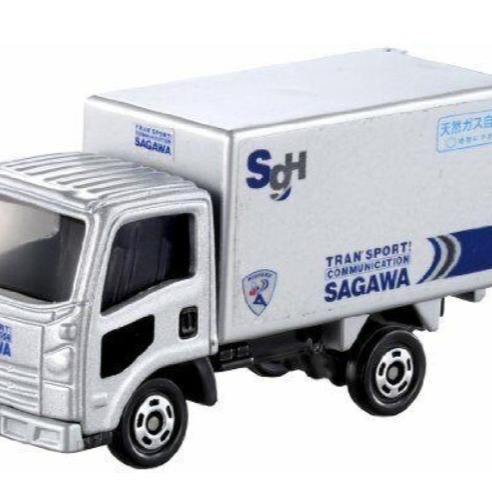 《HT》TOMICA 多美小汽車 白盒 新車貼 NO.59 五十鈴 ELF 佐川急便 貨車 467397-細節圖2