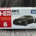 《HT》絕版TOMICA 多美小汽車 NO6 奧迪 AUDI R8 跑車普通467441+初回新車貼 466444-規格圖4