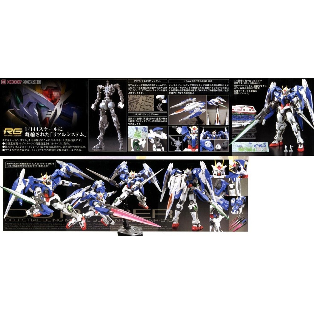 《HT》BANDAI 模型 RG #018 1/144 00 RAISER 鋼彈00 強化模組 5061603-細節圖4