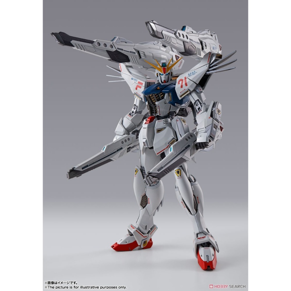《HT》BANDAI METAL BUILD 鋼彈 F91 CHRONICLE WHITE Ver 610676-細節圖5