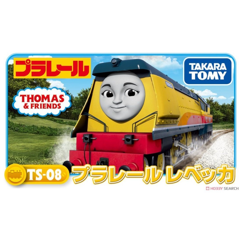 《HT》純日貨 多美 Plarail 鐵道王國火車 湯瑪士小火車TS-08 湯瑪士電動軌道火車麗貝卡129066-細節圖2