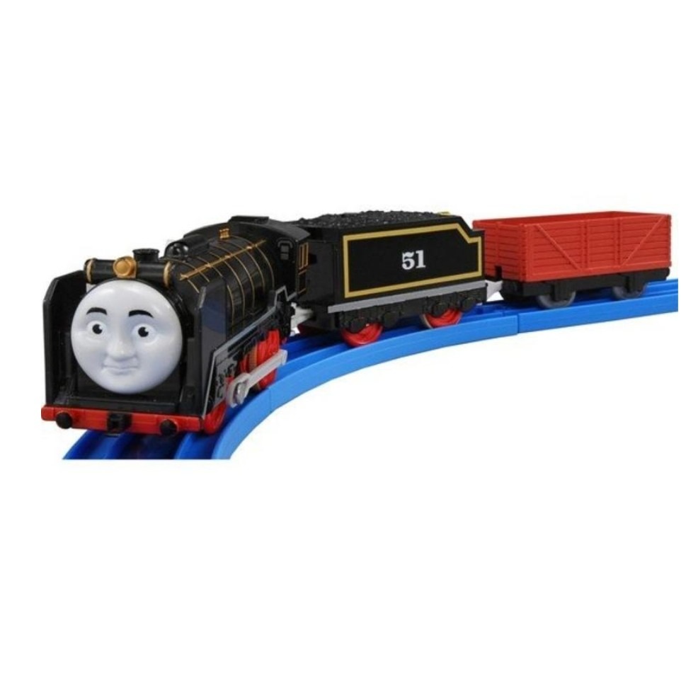 《HT》純日貨 多美 Plarail 鐵道王國火車 湯瑪士小火車 OT-04 會說話湯瑪士電動軌道火車希洛495604-細節圖2