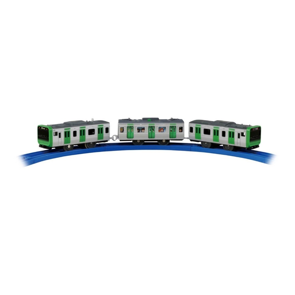 《HT》純日貨 多美 Plarail 鐵道王國火車S-32 山手線E235系門可開155591-細節圖5