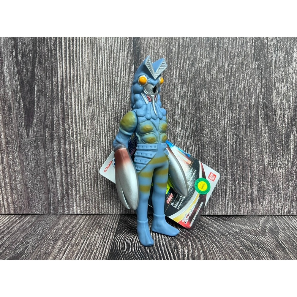 《HT》BANDAI 軟膠 怪獸 #01 超人力霸王500系列怪獸軟膠-巴爾坦星人初代 801517-細節圖2