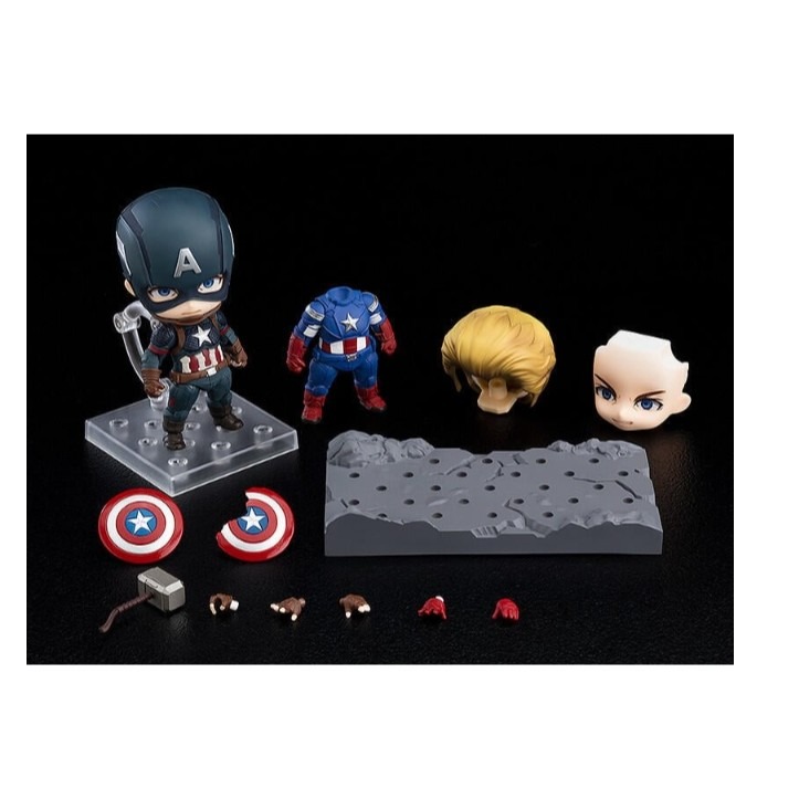 《HT》GOOD SMILE 黏土人 #1218-DX 復仇者聯盟4 美國隊長 終局之戰版 DX Ver.909471-細節圖6