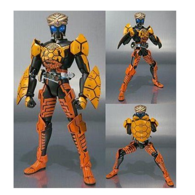 《HT》純日貨 BANDAI S.H.Figuarts 假面騎士OOO 爬蟲聯組蛇龜鱷BraKaWani 710642-細節圖3