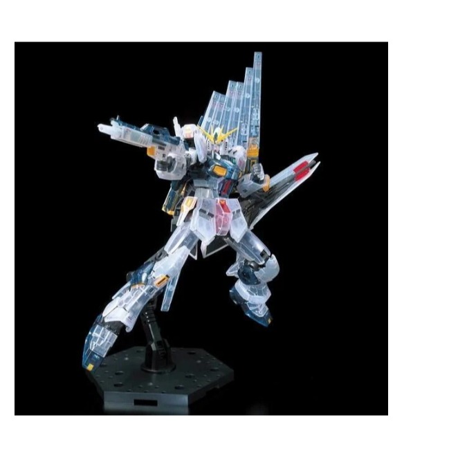《HT》純日貨 BANDAI 模型 RG 1/144 RX-93 牛鋼 東京台場鋼彈基地 限定透明版-細節圖2