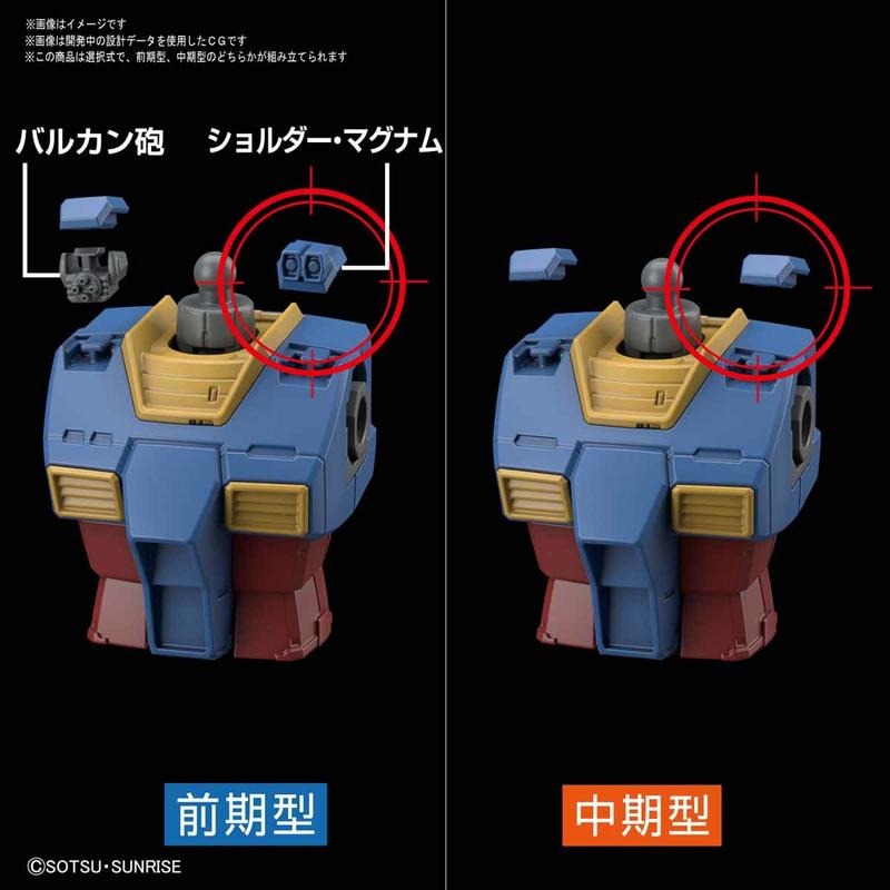 《HT》BANDAI HG 1/144 RX-78-02 鋼彈 初鋼THE ORIGIN Ver. 5058929-細節圖3